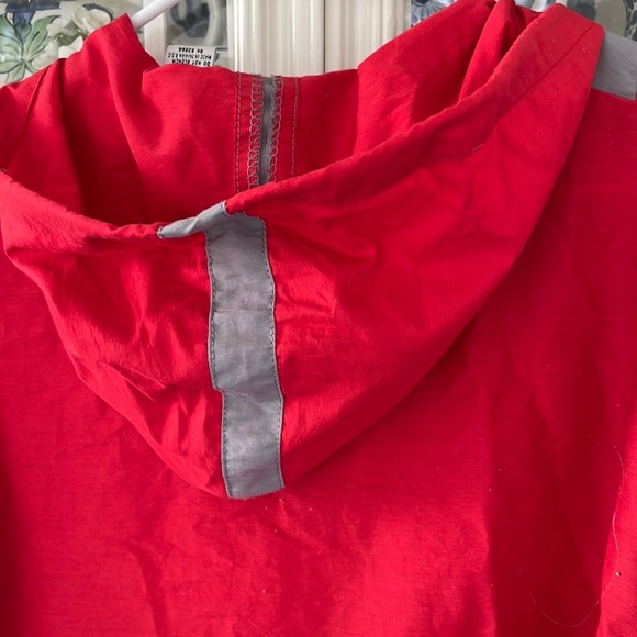 Mens hooded pullover half zip windbreaker - Picture 12 of 16